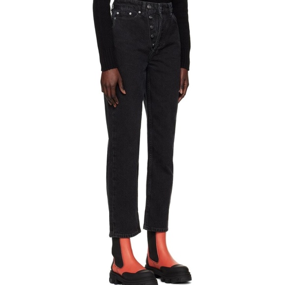 GANNI Figni High-Rise Straight Leg Jeans – 28/32 - Picture 2 of 6